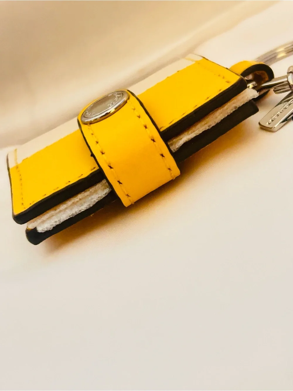 NWOT RARE Coach Picture Frame Keychain/ Bag Charm